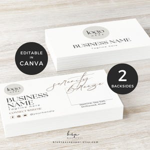 Scented Candles Business Cards, Candle Scent Card Template Canva, Wax Melt Sample Card, DIY Business Card QR Code, Small Business Marketing
