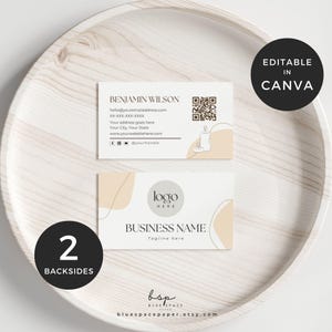 Visitkort med doftljus, mall för doftkort med ljus, doftprover med ljus, gör-det-själv-visitkort med QR-kod, marknadsföring för småföretag
