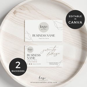 Scented Candles for Business Cards, Candle Branding Template, Candle Tester Template, DIY Business Card QR Code, Small Business Marketing