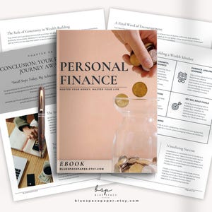 Digital Printable Personal Finance Ebook