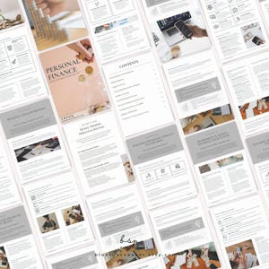 Digital Printable Personal Finance Ebook
