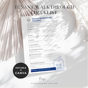 Liste de contrôle pas à pas du locataire, modèles Canva de gestion immobilière, liste de contrôle du propriétaire pour le déménagement du locataire, liste de contrôle de l'agent immobilier