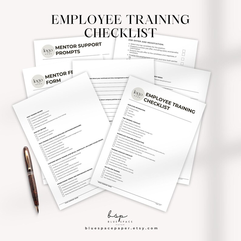 Employee Training Checklist, New Hire Onboarding Checklist, Employee HR ...
