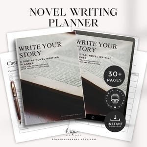 Novel Writing Planner Goodnotes, Novel Planner Workbook Digital Download, Novel Writing Workbook Planner for Author, Fantasy Worldbuilding