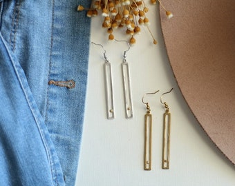 Mustard Seed Bar Earrings - Gifts for Her - Faith - Mustard Seed Jewelry - Religious - Encouragement - Spiritual - Christmas Gifts - Holiday