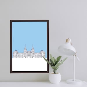 Rijksmuseum in Amsterdam Illustration