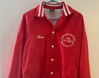 Red vintage Bomber Jacket