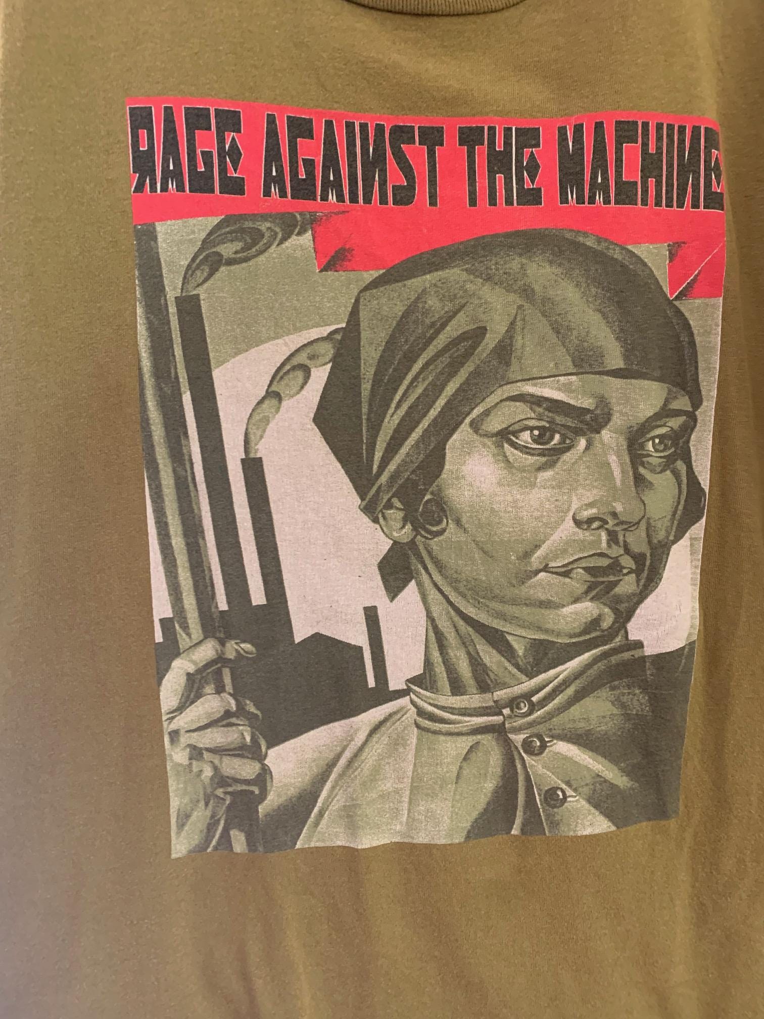 90's Vintage Rage Against the Machine T-shirt Single Stitch