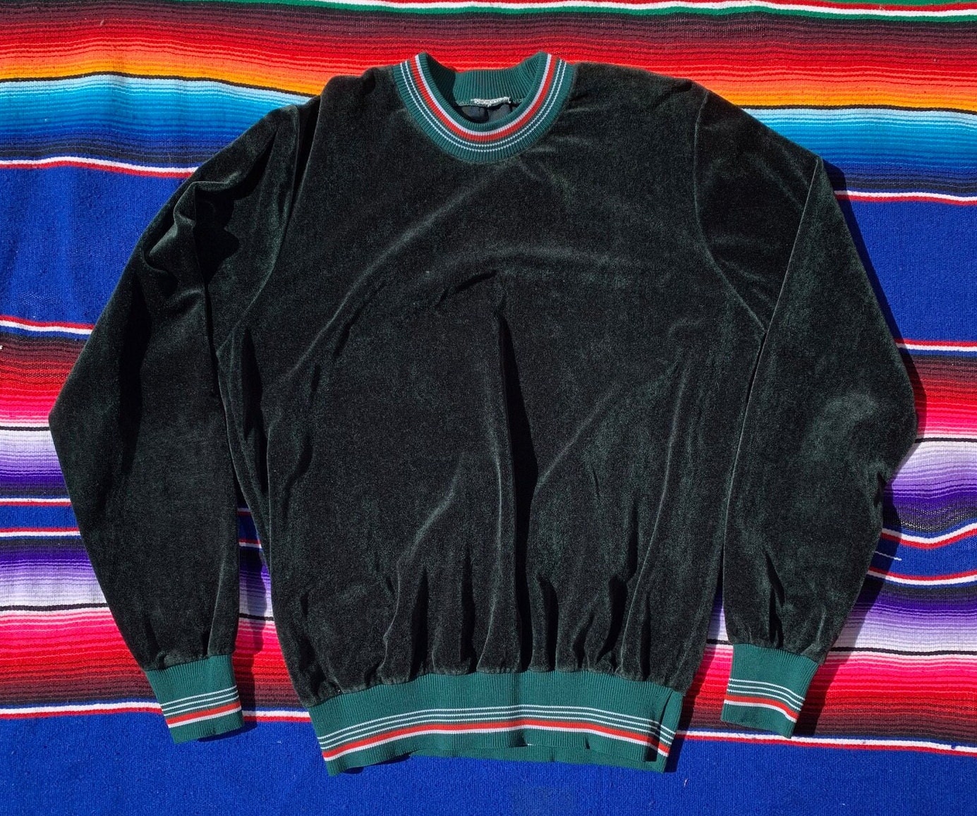 Vintage 1970s Velour VELVET Mens V Neck Sportswear Shirt / Vintage 70s Red  Pullover Cotton Sweater Sweatshirt -  Canada