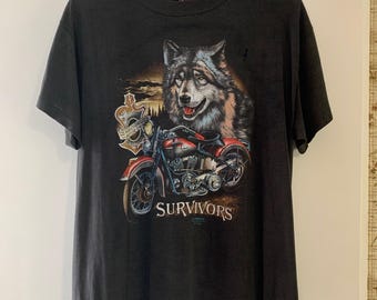 89's Vintage Harley Davidson T-Shirt single stitch