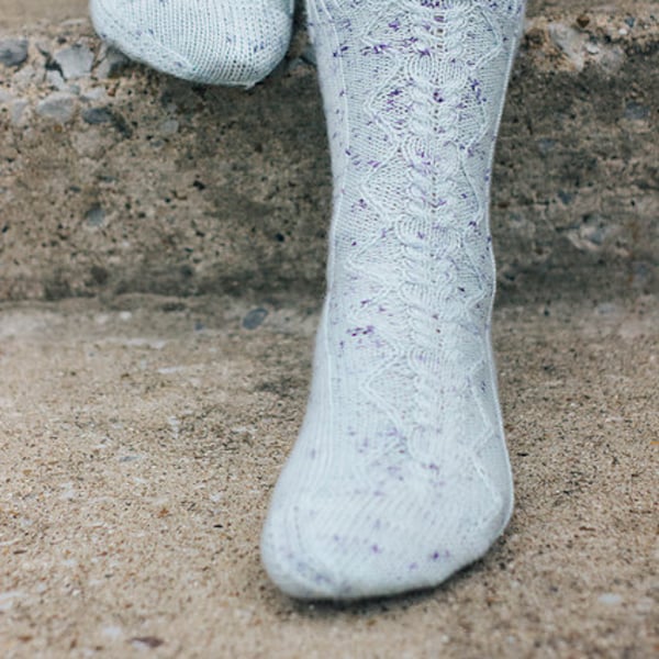Whimsical Sock Knitting Pattern by Crazy Sock Lady Designs, PDF Pattern