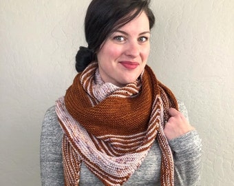A Guiding Light Shawl Pattern by Crazy Sock Lady Designs, PDF Pattern