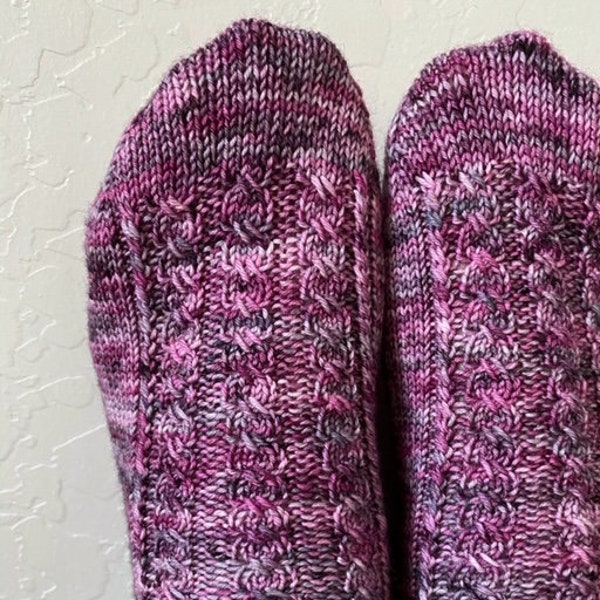 Sweetheart Socks - PDF Pattern - By Crazy Sock Lady Designs