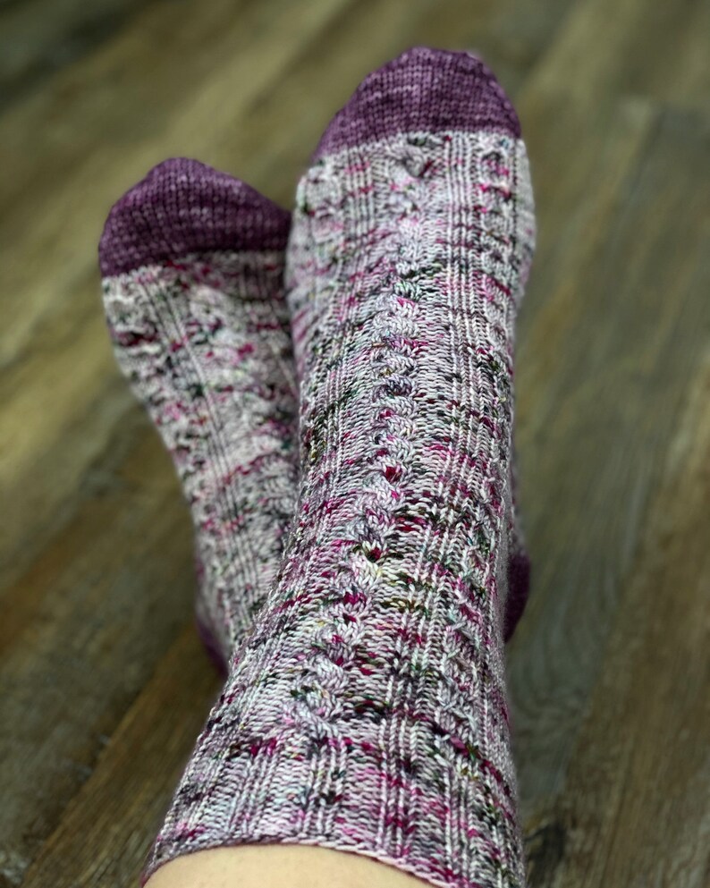 Morning Walk Socks by Crazy Sock Lady Designs PDF Pattern Etsy