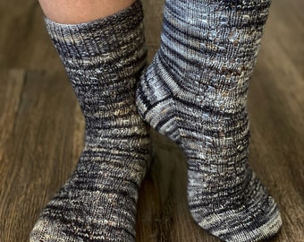 After the Storm Socks by Crazy Sock Lady Designs