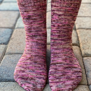 Vanilla Socks on DPNs PDF Pattern by Crazy Sock Lady Designs image 2