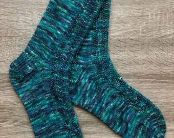 Socks for Dad Knitting Pattern by Crazy Sock Lady Designs, PDF Pattern