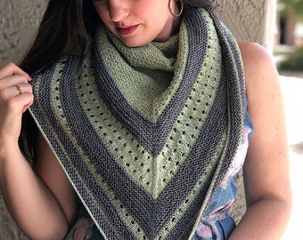 Home is With You Shawl Knitting Pattern by Crazy Sock Lady Designs, PDF Knitting Pattern