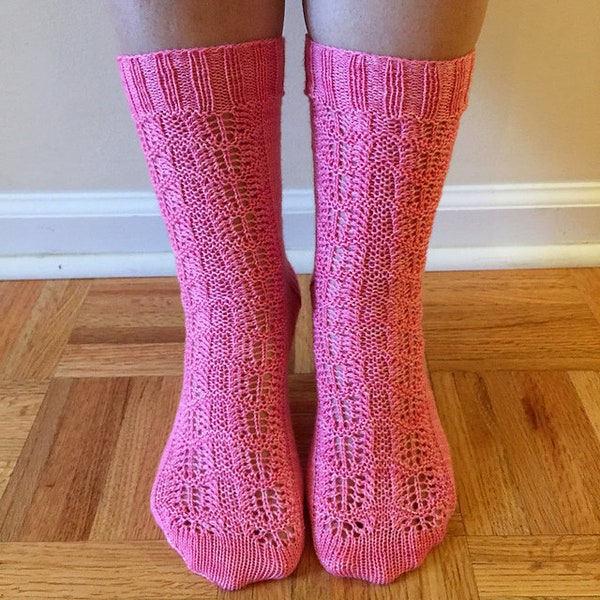 Katies Socks Knitting Pattern by Crazy Sock Lady Designs, PDF Pattern