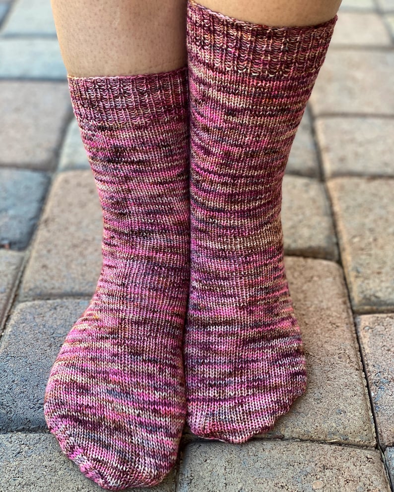 Vanilla Socks on DPNs PDF Pattern by Crazy Sock Lady Designs image 4