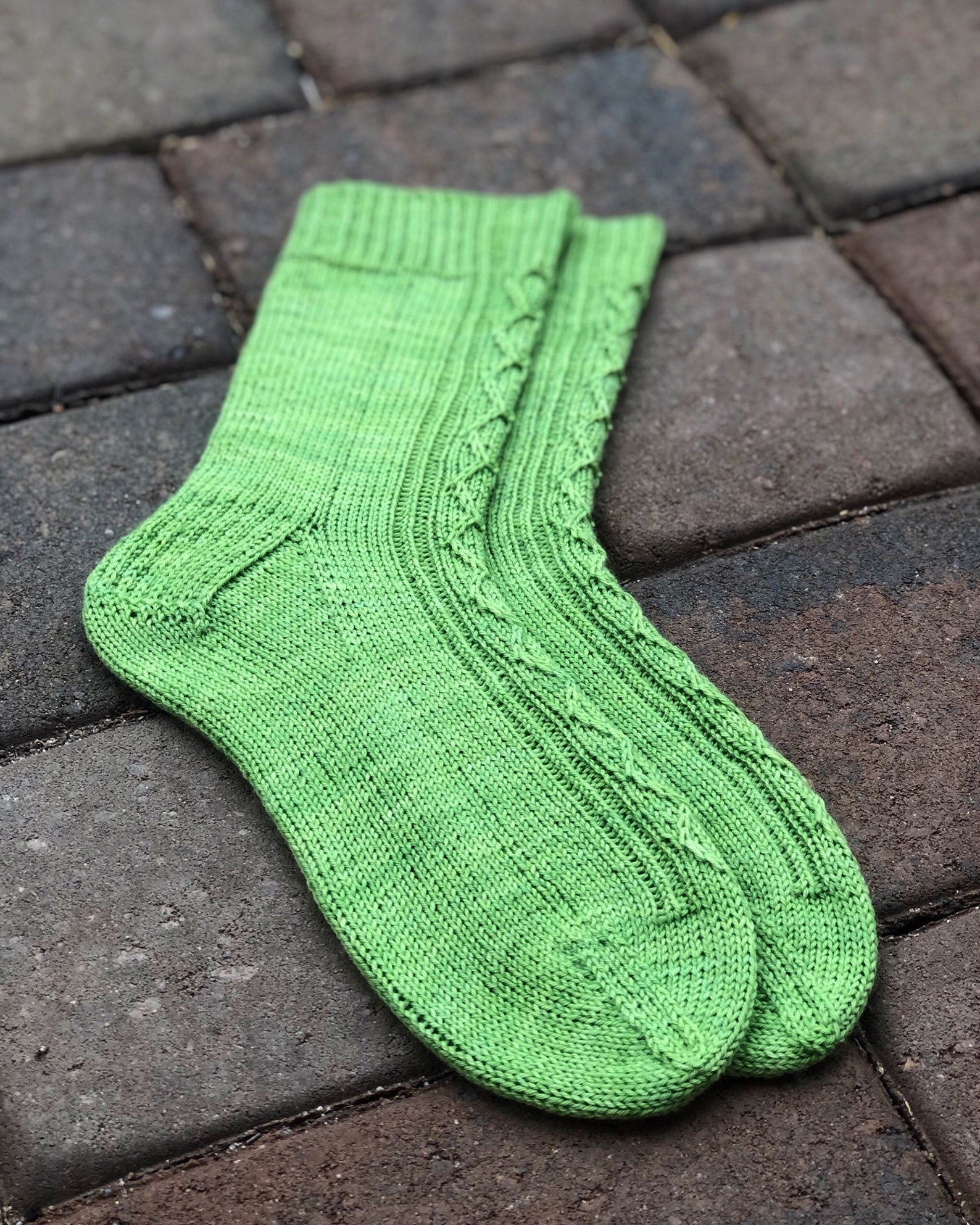 Roots Run Deep Sock Pattern by Crazy Sock Lady Designs, PDF Knitting ...