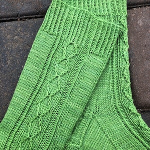 Roots Run Deep Sockenmuster von Crazy Sock Lady Designs, PDF Strickanleitung