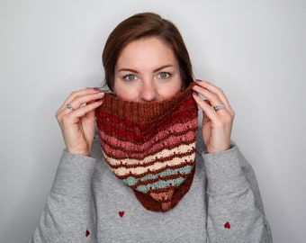 Love Story Cowl *PDF Pattern* Knitting