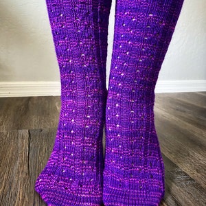 Mahagoni Runs Sock Schnittmuster - Crazy Sock Lady Designs - PDF Pattern
