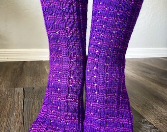 Mahogany Run Sock Pattern - Crazy Sock Lady Designs - PDF Pattern