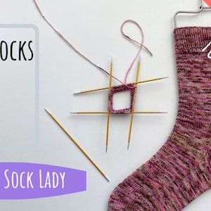 Vanilla Socks on DPNs PDF Pattern by Crazy Sock Lady Designs image 5