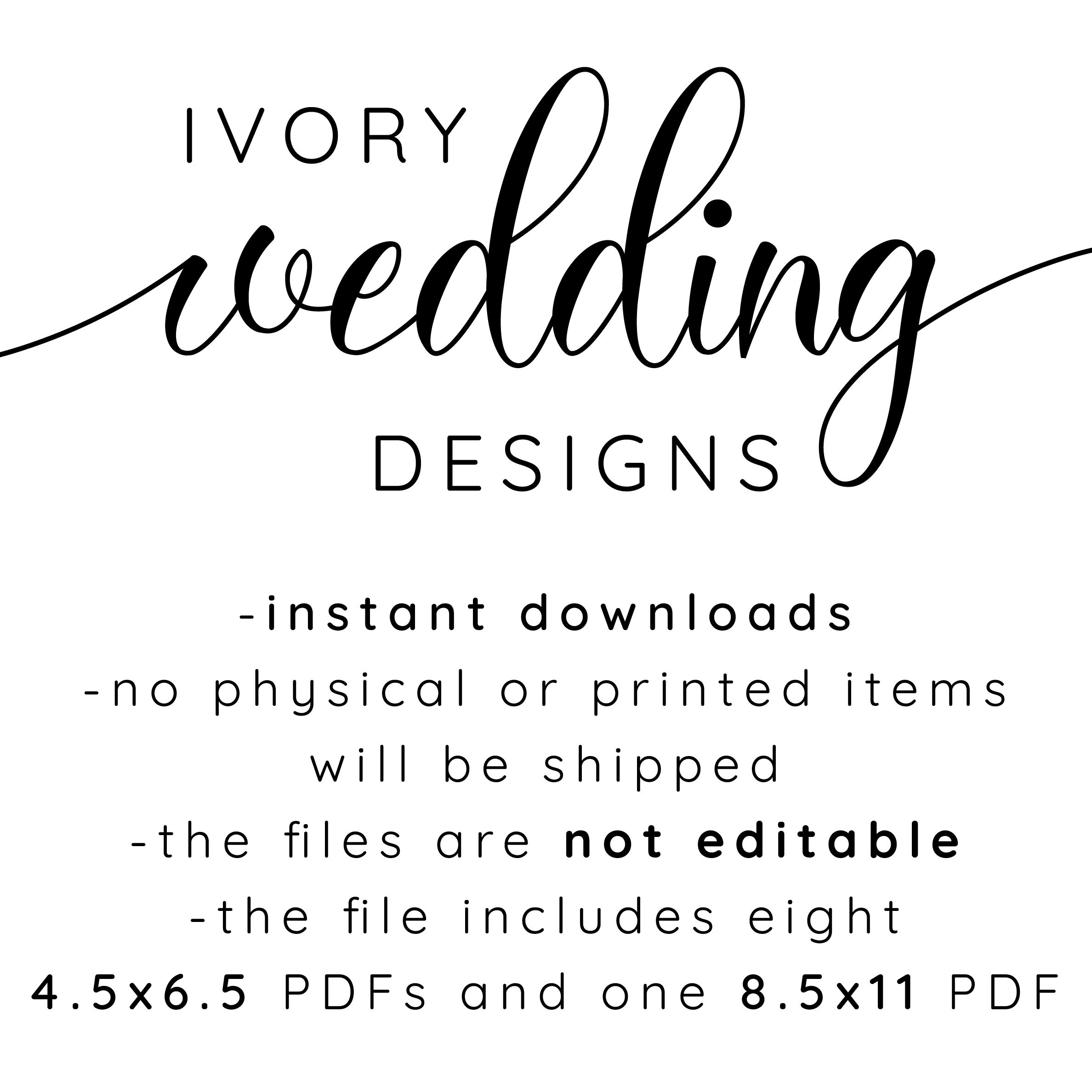 Say Yes to the Dress Signs Printable Set I Said Yes to the Dress Sign