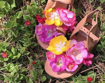Kids leather sandals, Decorated  Sandals for Kids, Boho kids sandals, Toddlers Sandals, Sandales Bebe, Sandales Filles "DELPHINA"