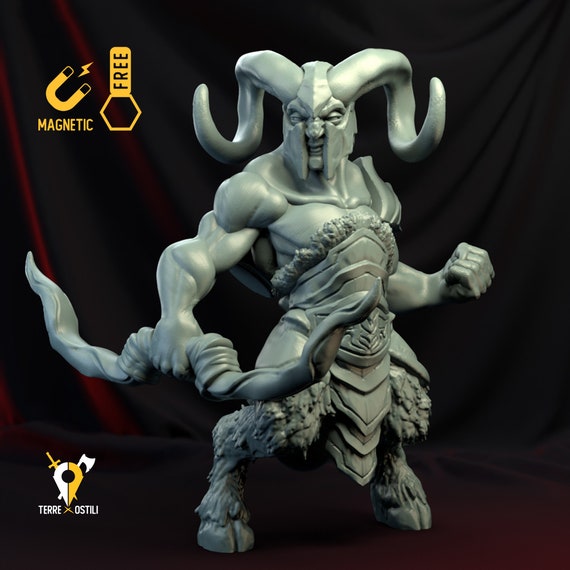 Buy Man Goat Satyr Warrior Archer Miniature 3d Compatible With Dungeons and  Dragons, Dnd, Pathfinder and Other RPG Tabletop Game. Online in India 