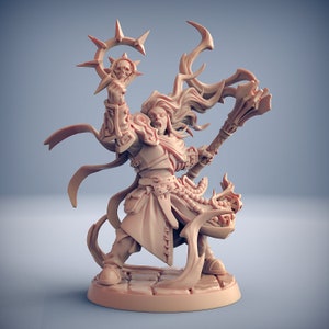 Requiem human paladin wizard warrior miniature 3d magnetic compatible with Dungeons and dragons, Dnd, pathfinder and other RPG tabletop game