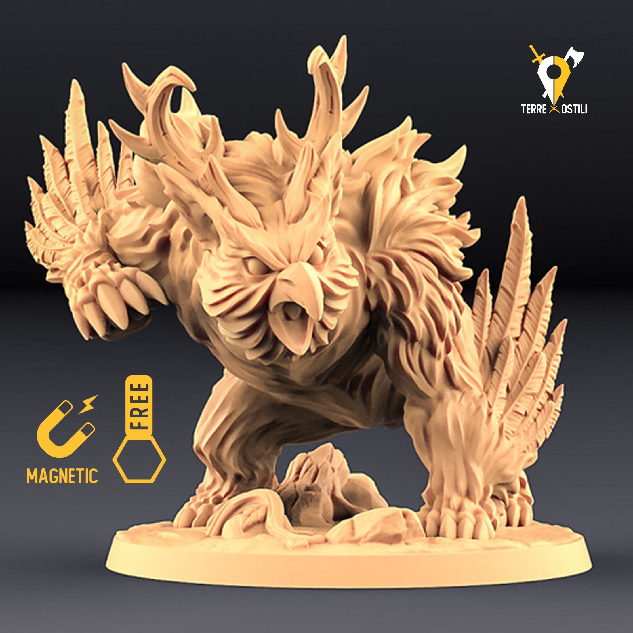 d&d owlbear miniature