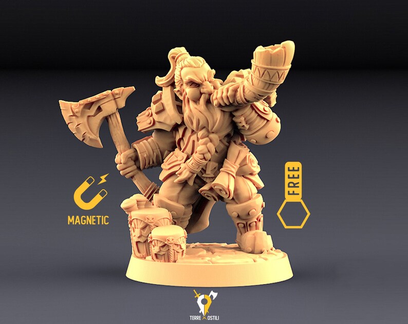 d&d dwarf figurines