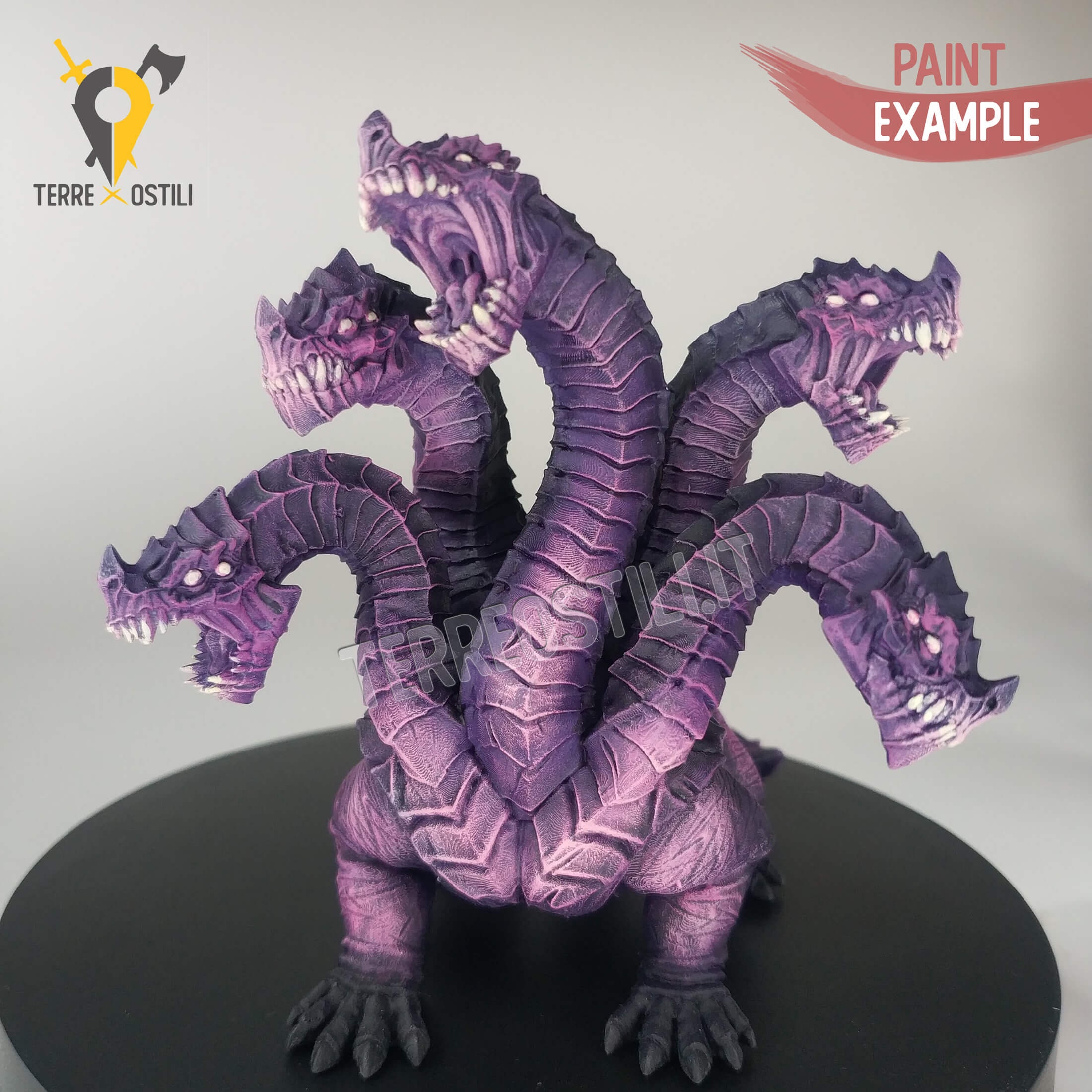 Serpente Gigante Cobra Miniature 3d Compatible With Dungeons 
