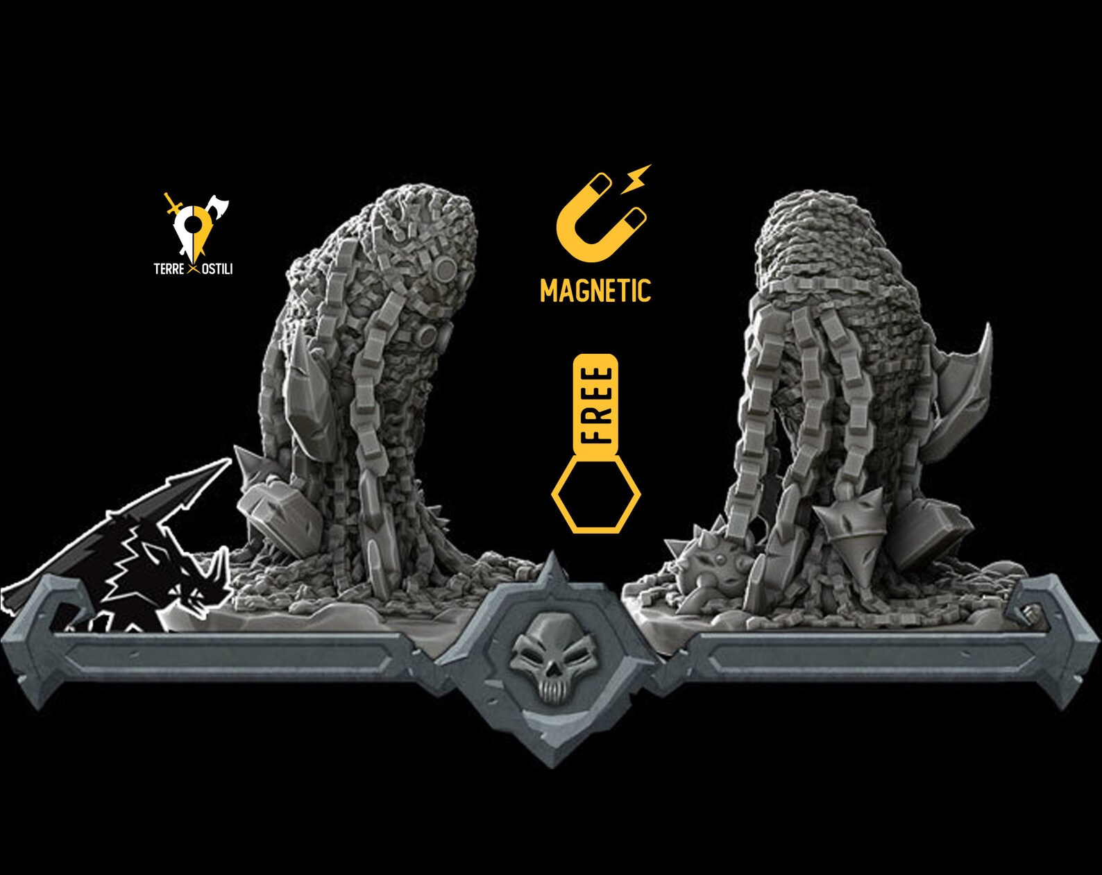 Chain Golem Miniature Dungeons and Dragons Dnd Boardgame Etsy