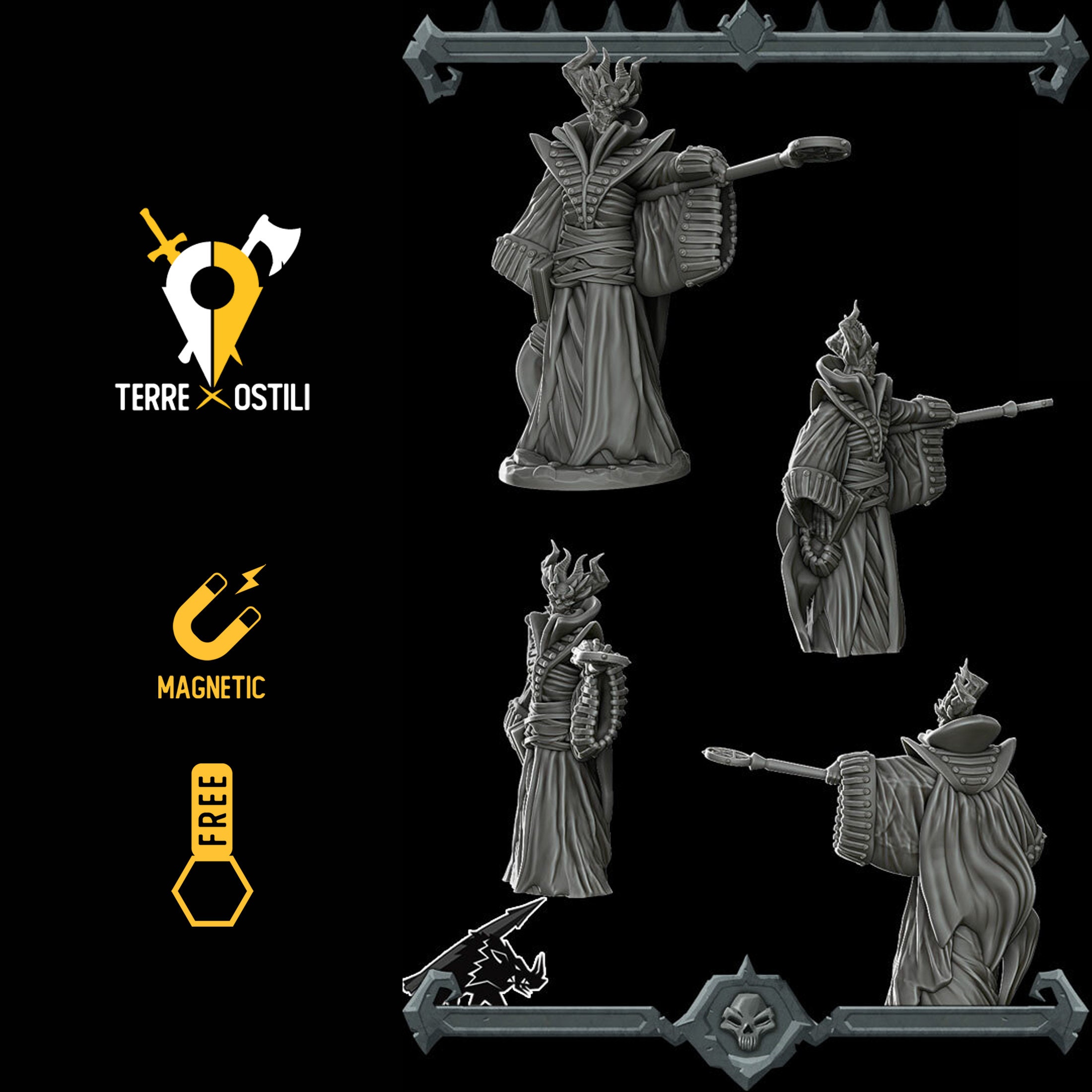 Asmodeus Devil Patron Miniature Pathfinder Dnd Dungeons And Dragons Age Of Sigmar Frostgrave Rpg Tabletop Miniature Ns