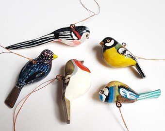Christmas tree birds | Etsy