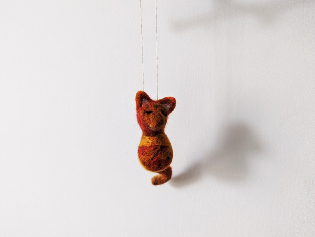 Ginger Cat Christmas Decoration Christmas Tree Decorations Etsy