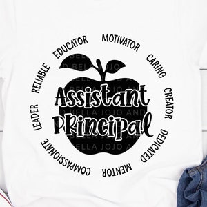 Assistent-directeur Svg, Terug naar school Svg, Svg, School Svg, Kids Svg, Leraar Svg, Svg Ontwerpen Voor Cricut, Sublimatie Ontwerpen Downloads