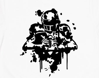Grunge Footballer SVG, Football Shirt SVG, Football Spieler svg, Football Team svg, Football Clipart, Football Mom svg, distressed svg