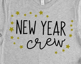 Felice Anno Nuovo SVG, Capodanno SVG, Capodanno Crew Svg, New Years Shirt Svg, 2021 Svg, Capodanno Svg, file svg per Cricut, sublimazione