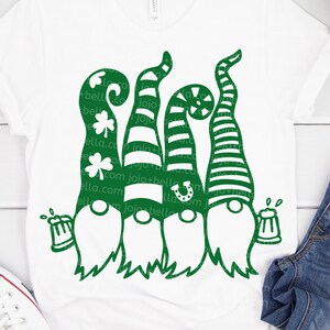 St Patricks Day Gnomes Svg, St Patricks Day Svg, Gnome SVG, st patrick's day svg, leprechaun svg, Shamrock Svg, Irish Svg, St Paddys Day Svg