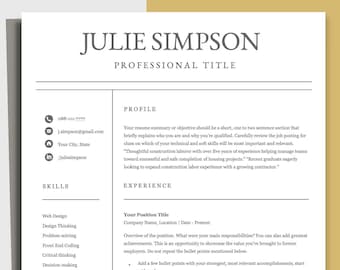 Clean resume, Minimalist resume, Minimal resume, Resume google docs, Word resume template, Apple pages resume, Simple resume