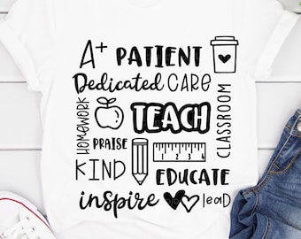 Leraar Svg, School svg, Terug naar School Svg, Leraar Svg Bestanden, Svg, Svg Ontwerpen, Svg Bestanden voor Cricut, Sublimatie Ontwerpen Downloads