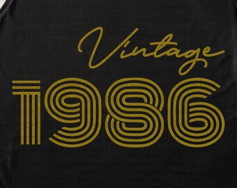 Download 1986 svg | Etsy