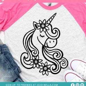 Einhorn SVG - Einhorn Cut File, Einhorn Party, Einhorn Geburtstag - Einhorn Bügeln Aufbügeln - Einhorn Svg Datei, Einhorn Clipart, Einhorn dxf Datei