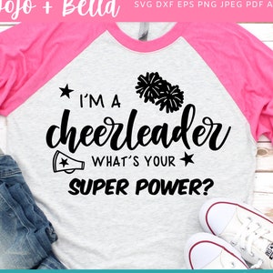 I'm A Cheerleader What's Your Super Power Svg #Cheerlife SVG, Cheer SVG, Cheerleader Svg, Cheer Cut File, Cheerleading Svg, Cheer powers svg